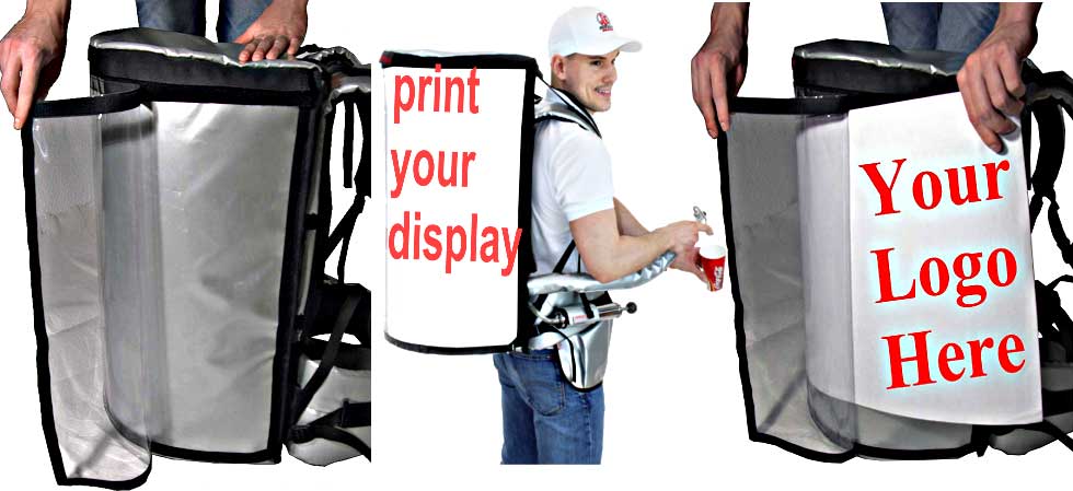 display backpack cover