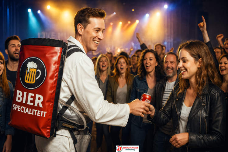 Drankrugzak gebruikt tijdens Utrecht Culturele Dagen, mobiele verkoper, live event sfeer, street promotion en sterk POS-verkoopconcept voor directe consumptie.